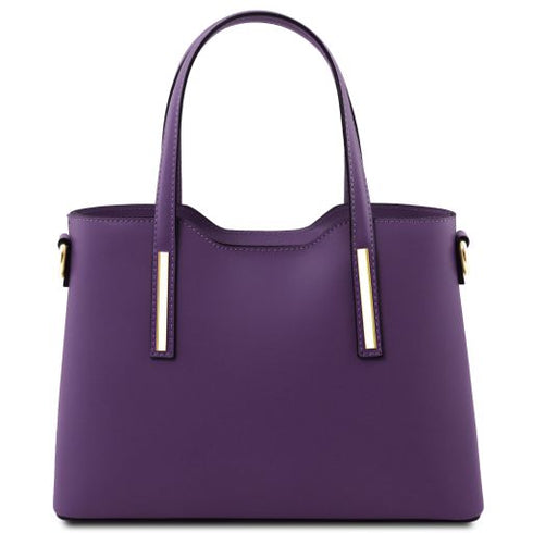 Olimpia - Leather tote - Small size